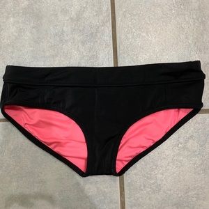 PINK Victoria Secret Black swim bottoms